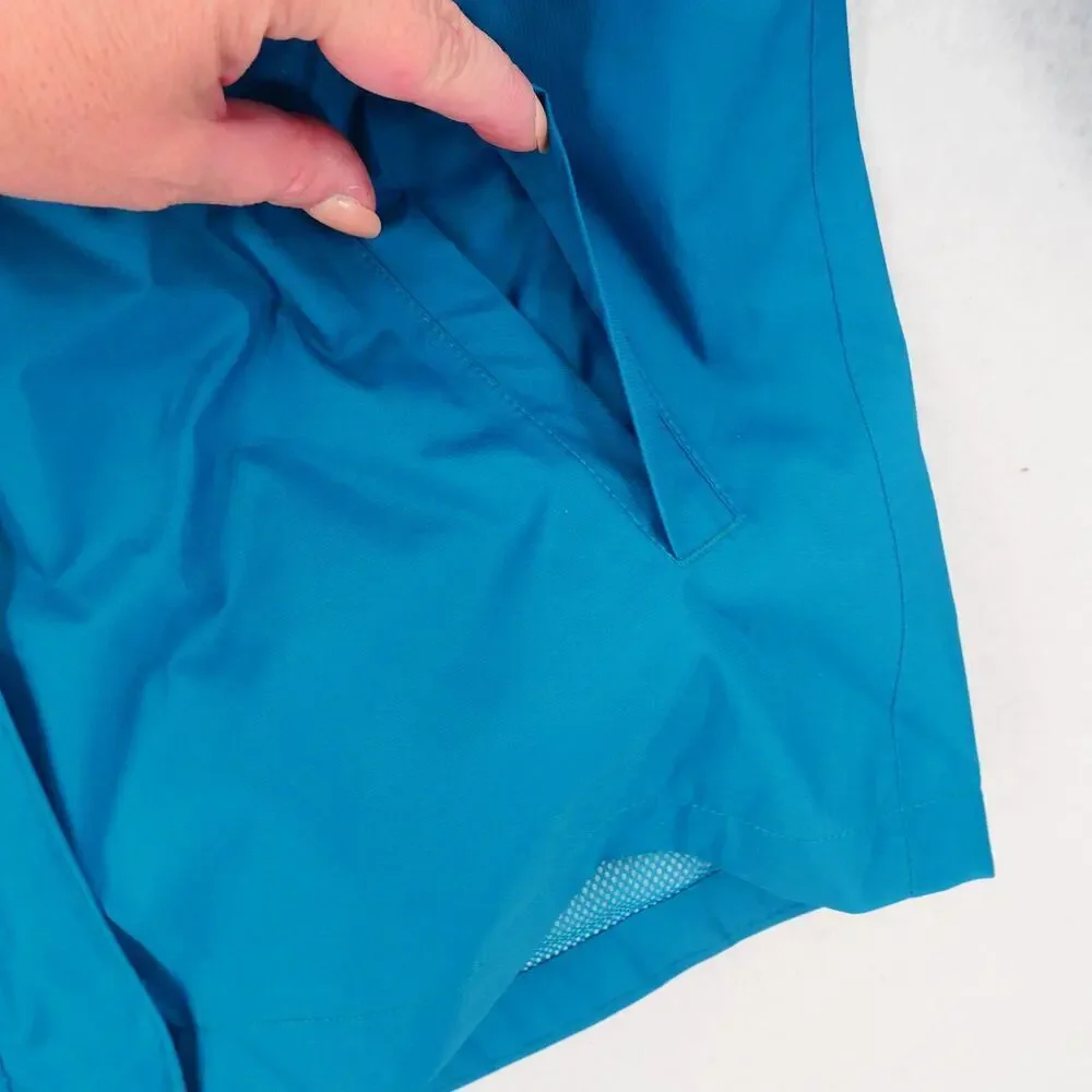 NEW The North Face Girl's 18 XL DryVent Mountain Snapper Parka Deep Lagoon Blue